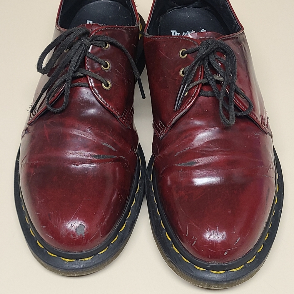 Vintage Dr. Martens 1491 vegan leather oxford casual dress shoes size 10 - Picture 3 of 10